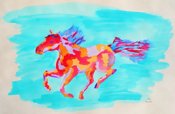 Wild Mustang in Wild Colors ©Gaby Ethington