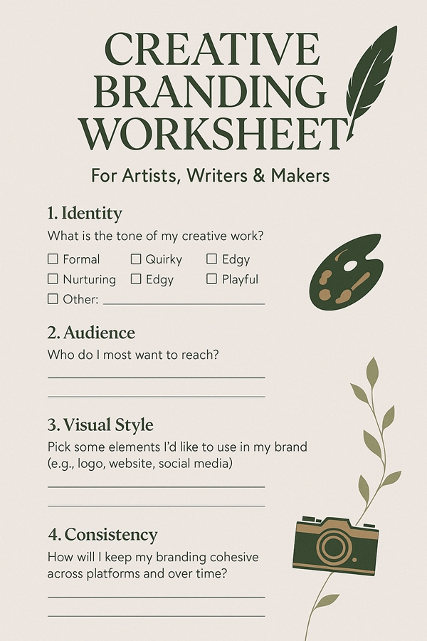 Building a Recognisable Creative Brand: A Long-Term Strategy for Artists, Writers & Makers