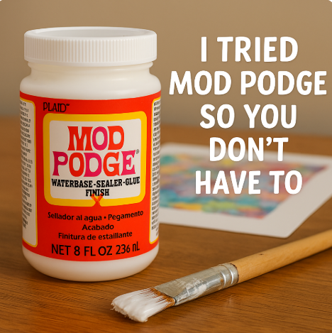 I Tried Mod Podge So You Don’t Have To