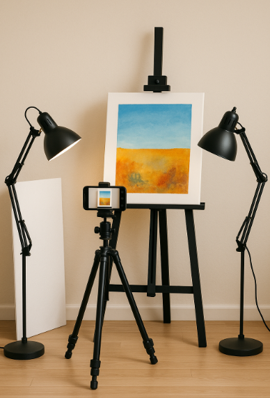Setting Up a Simple Home Photography Station for Your Artwork