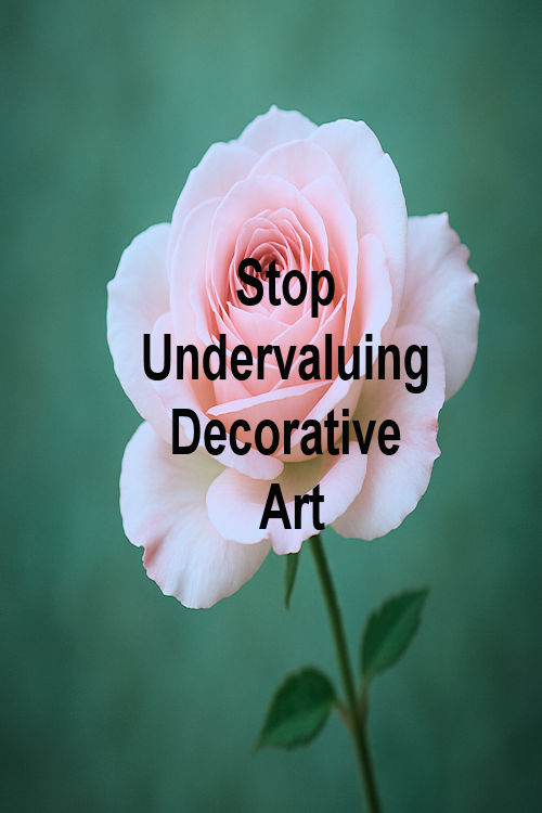 Stop Undervaluing Decorative Art: Beauty Is a Valid Goal