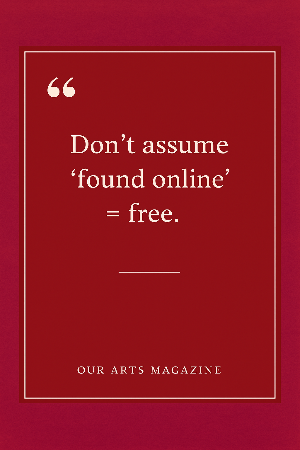 Image Licences 101: What Creatives Should Know