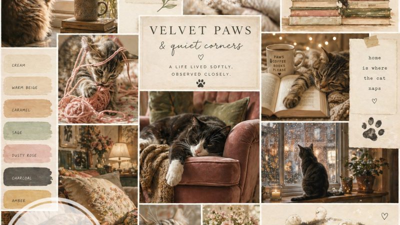 Inspiration Tuesday – Velvet Paws & Quiet Corners