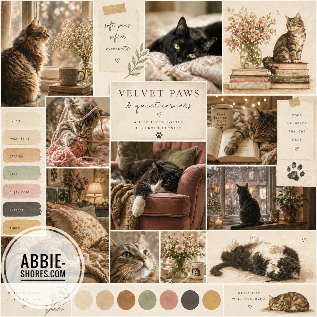 Inspiration Tuesday – Velvet Paws & Quiet Corners